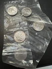 (5) Five Sealed Andrew Jackson .999 Silver Half Ounce Rounds, Pristine Condition