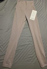 Lululemon Wunder Train HR Tight 25 Size 2 Ash Gray New