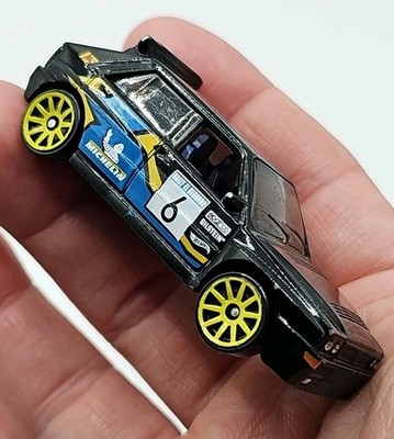 2020 Hot Wheels Lancia Delta Integrale Black Loose Used 1:64 Fast Shipping 