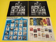 Lot of 4 Vintage Kapp Records 12" Company Inner Sleeves for 33 RPM Pop Rock