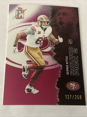 💎GEORGE KITTLE /250 Magenta Refractor 💎 2025 Topps Signature Football 49ers