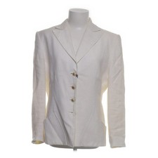 Rena Lange Red, Blazer, Größe: 44, Weiß, Acetat/Cupro/Leinen, Damen #hQd