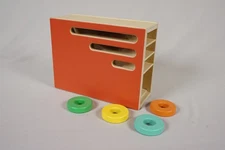 Lovevery Count & Slide Ring Chute Developmental Wooden Toy Montessori 19-21 mns