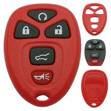 Replacement Key Fob Shell Case Fits for Chevy Suburban Tahoe Traverse GMC red