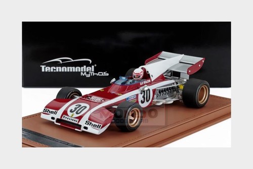 Miniature 1/18 Tecnomodel Ferrari 312B2 #2 - Zandvoort 1971 - Ickx + Vitrine