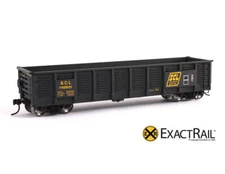 ExactRail Ho Scale Seaboard Coast Line Gunderson 2420 cu. ft. gondola SCL