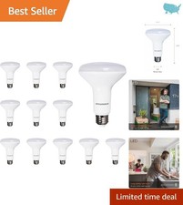 Sylvania 12-Pack 9W Dimmable LED Bulbs - Soft White, 650 Lumen Brightness