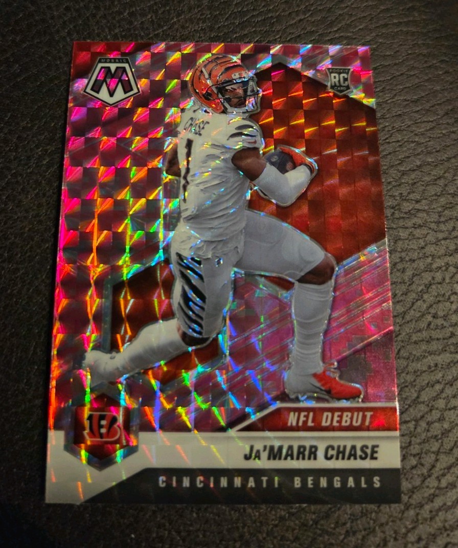 Ja'Marr Chase Nfl Debut Rookie Pink Camo 2021 Mosaic