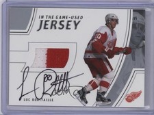 2002-03 In the Game-Used Jersey Auto 4/10 Luc Robitaille #GUJ-38 Auto HOF 0c3