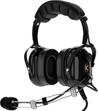 P1 General Aviation Headset for Pilots  Mono, 24 Db Passive Noise Reduction Rat
