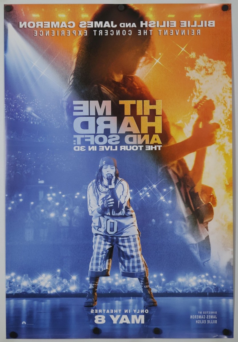 Billie Eilish Hit Me Hard and Soft original DS movie poster D/S