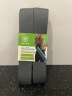 Gaiam Easy Cinch Yoga Mat Sling Strap Womens Gray Hands-Free Carrier Adjustable