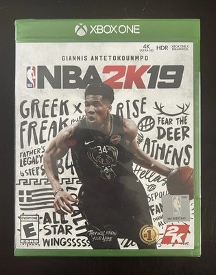 NBA 2K19 - Microsoft Xbox One - New Sealed - Giannis Antetokounmpo
