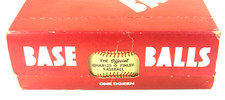 VINTAGE 1973 CHARLES O. FINLEY ORANGE BASEBALL UNOPENED FULL DOZEN BOX