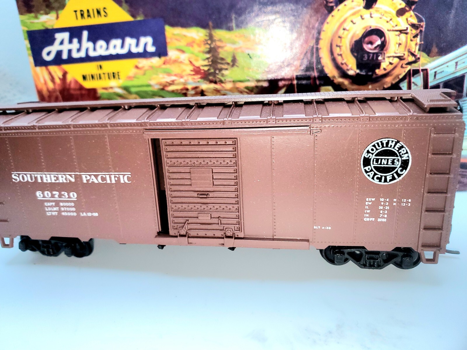 Atheann HO Scale Southern Pacific 60739 Box Car eBay