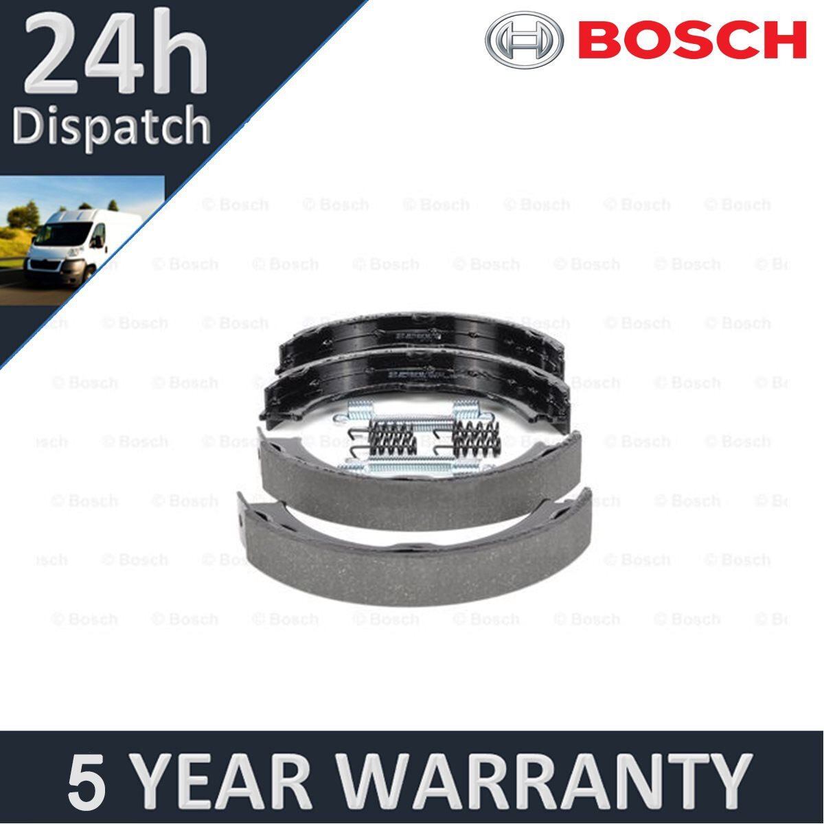 Hand Brake Shoes Set Rear Benni Fits VW Transporter BMW 5 Series X5 X3