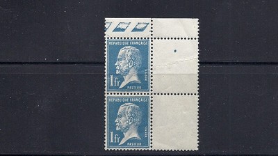 FRANCE 1923-36 LOUIS PASTEUR (Scott 194 pair) F/VF MNH *read desc