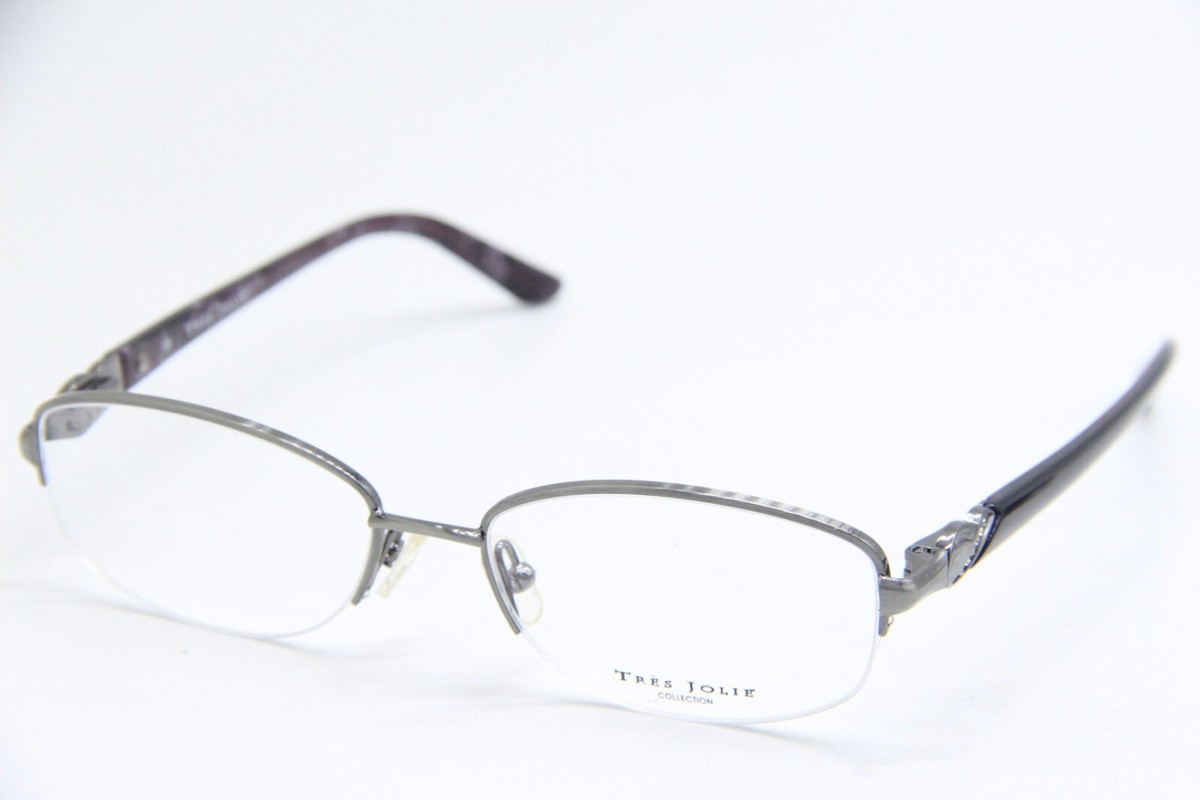 TRES JOLIE 155 065 GUNMETAL PURPLE MARBLE AUTHENTIC FRAMES  display picture 2