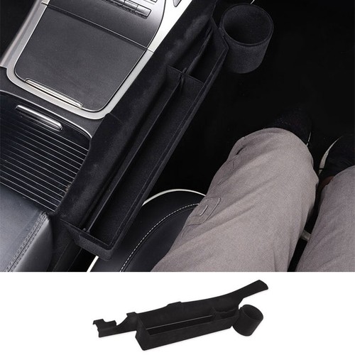 Auto Tappetini per Bagagliaio per Lincoln Nautilus 2018-2024, Auto Posteriore Tappetino Bagagliaio Pelle Copri Baule Fodera, Auto Tappetini Bagagliaio,C Black Red