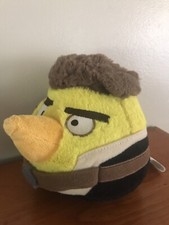 Angry Birds Plush Stuffed Toy 6" Han Solo Bird Star Wars Yellow Brown Animal