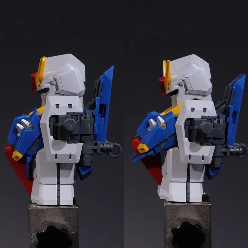 Upgrade kit face & waist parts set for 1/100 MG Zeta ver ka display - Image 4 of 4