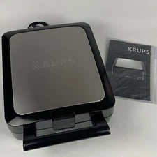 Krups Belgian Waffle Maker Stainless Steel with Removable Plates GQ502