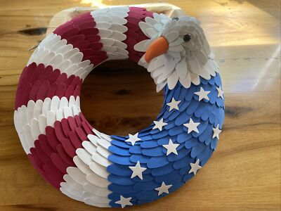 American Eagle Wreath, Front Door Decoration