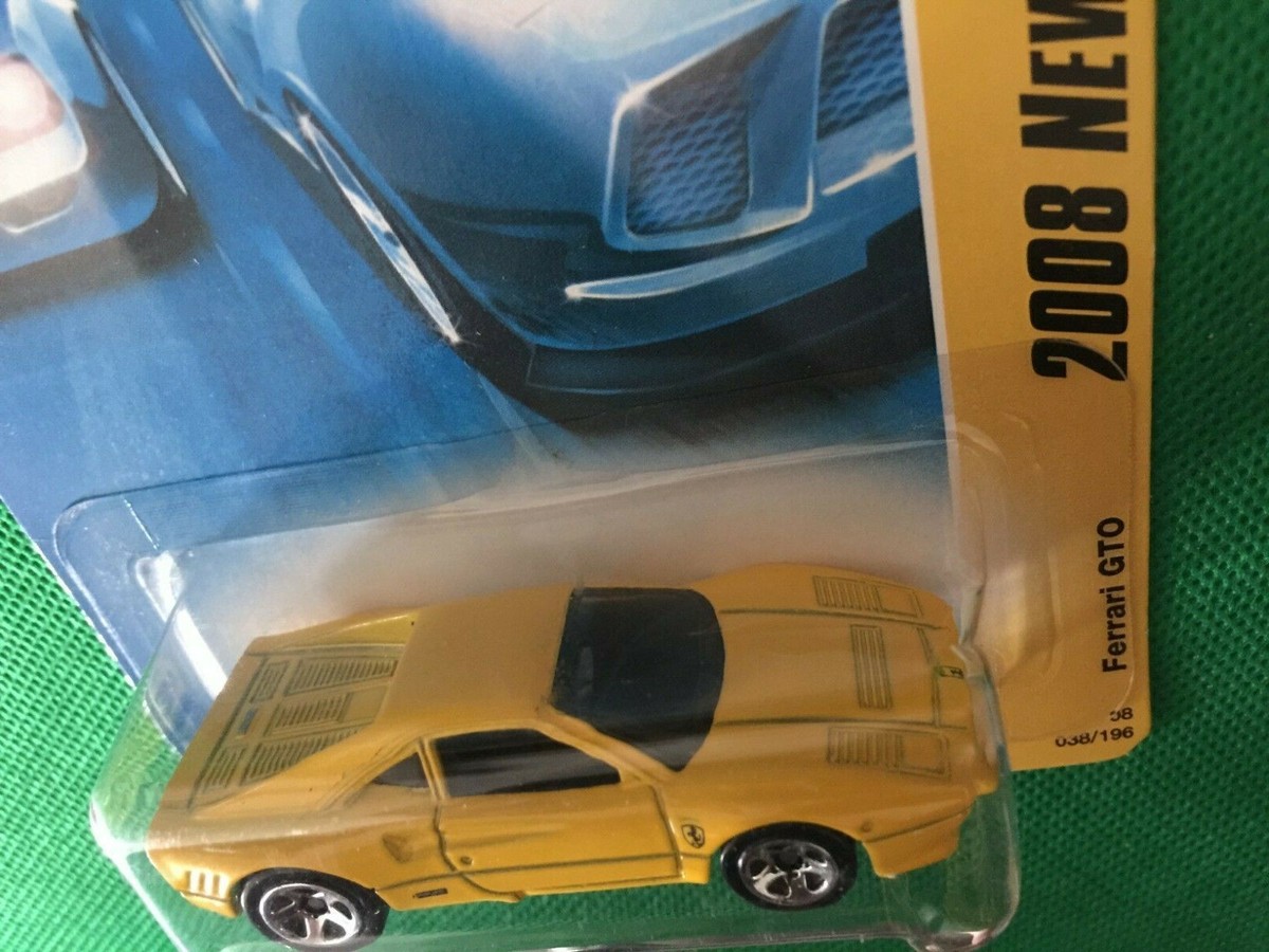 Hot Wheels Ferrari GTO 2008 New Models #38/40 Yellow B106 | eBay