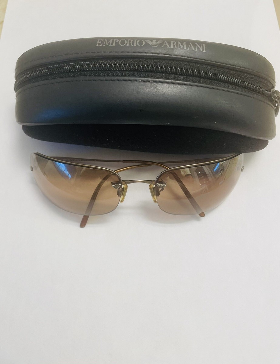 Emporio Armani Sunglasses with Case Vintage 201-S Unisex Vintage