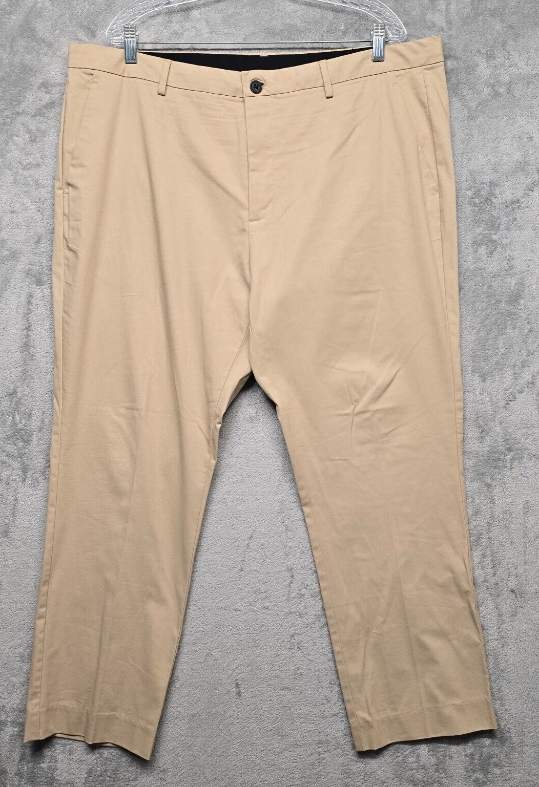 Bonobos Pants Mens 40x32 Beige Tan Slim Tailored 3X Dry Golf Performance Stretch