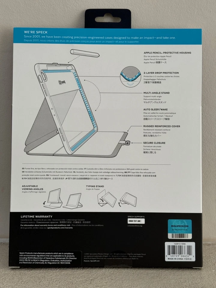 Speck Presidio Pro Folio for Apple iPad Pro 11" Inch 1st Gen (2018) - Black New - Image 2 of 4