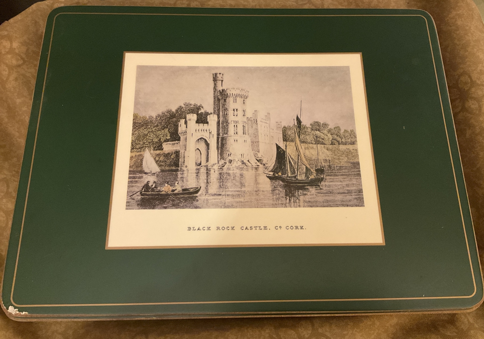 Pimpernel Table Placemats Irish Castles Boxed X6 Vintage Traditional