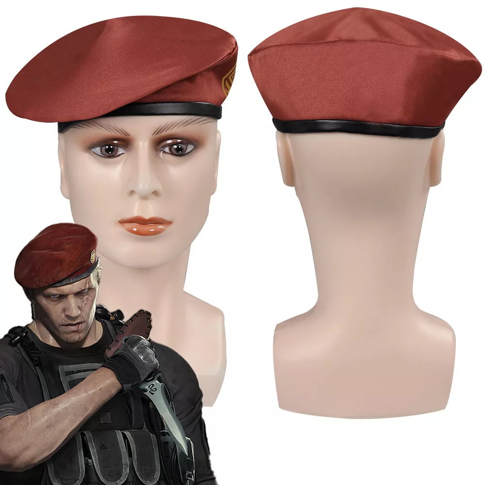 Resident Evil 4 Remake Jack Krauser Cosplay Hat Cap Costume Accessorei