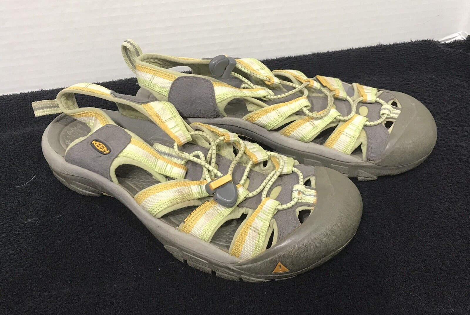 Sandali KEEN donna 9 US 40 5 EU giallo slip on comodi impermeabili spiaggia