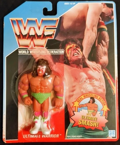 1990 HASBRO WWF ULTIMATE WARRIOR WRESTLING FIGURE ...