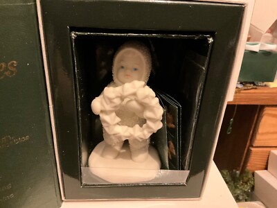 Dept 56 Snowbabies Figurine ''I Made This Just For You''  1995 / 68020 - NIB