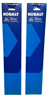 2 PACK Kobalt 40V MAX 14'' Replacement Chainsaw Bars 4357209