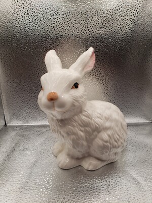 Vintage Easter World Bazaar Ariela Ceramic Bunny Rabbit Figurine 