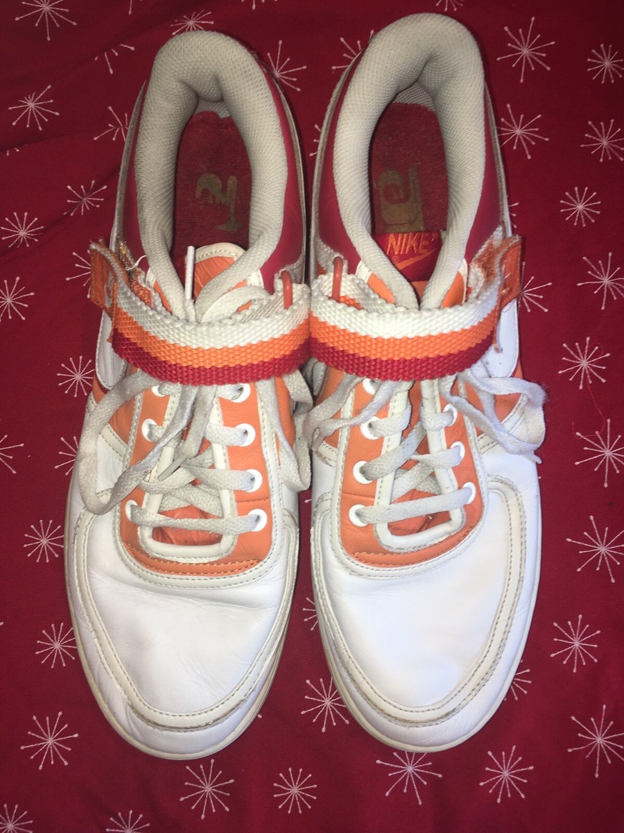Nike Men Vandal High Supreme (red, orange, white) Size: 12