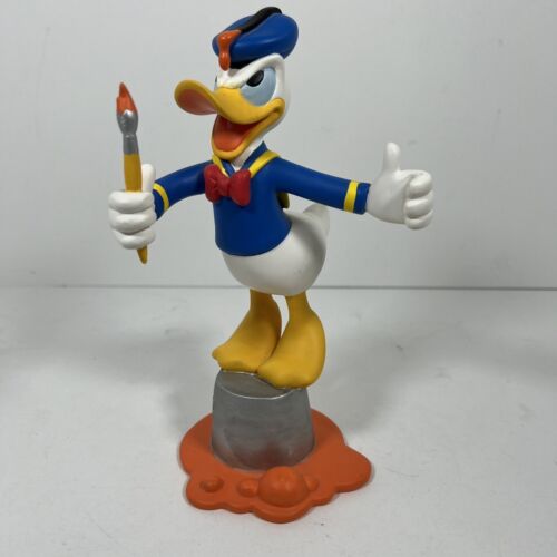Figura de 8"" con pincel de pintura 3D del pato Donald de Disney - Imagen 1 de 8