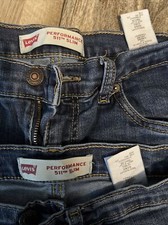 2 Pair Of Boys Levi  s Jeans Size 14, 27x27