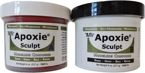 Aves Apoxie Sculpt 1 Lb Red - Air Dry Modeling Clay Compound Self Hardening - Picture 3 of 5