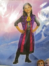 Frozen Anna Costume Girls Small 4-6 Disney Princess Halloween Dress Purple Black