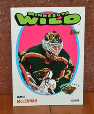 HOCKEY CARD 2001 TOPPS VINTAGE RETRO DESIGN MINNESOTA WILD JAMIE McLENNAN