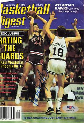 Paul Westphal Signed Magazine Cover Autograph Auto PSA/DNA AN13259