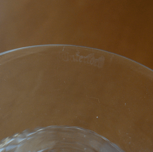 Waterford Colleen set of four large brandy snifters~Gothic mark~Ireland~Pristine - Picture 3 of 3