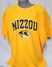 Mens Champion NCAA Missouri Tigers B&T Mizzou  Short Sleeve Golden Tee T-Shirt