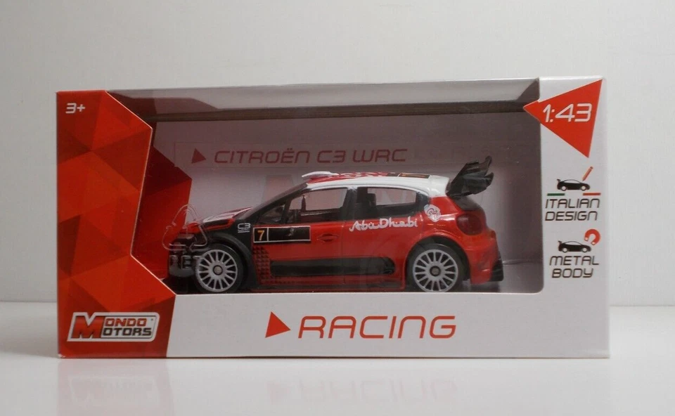 MondoMotors 53166 Citroën C3 WRC - RACING Metal 1:43 - Immagine 3 di 3