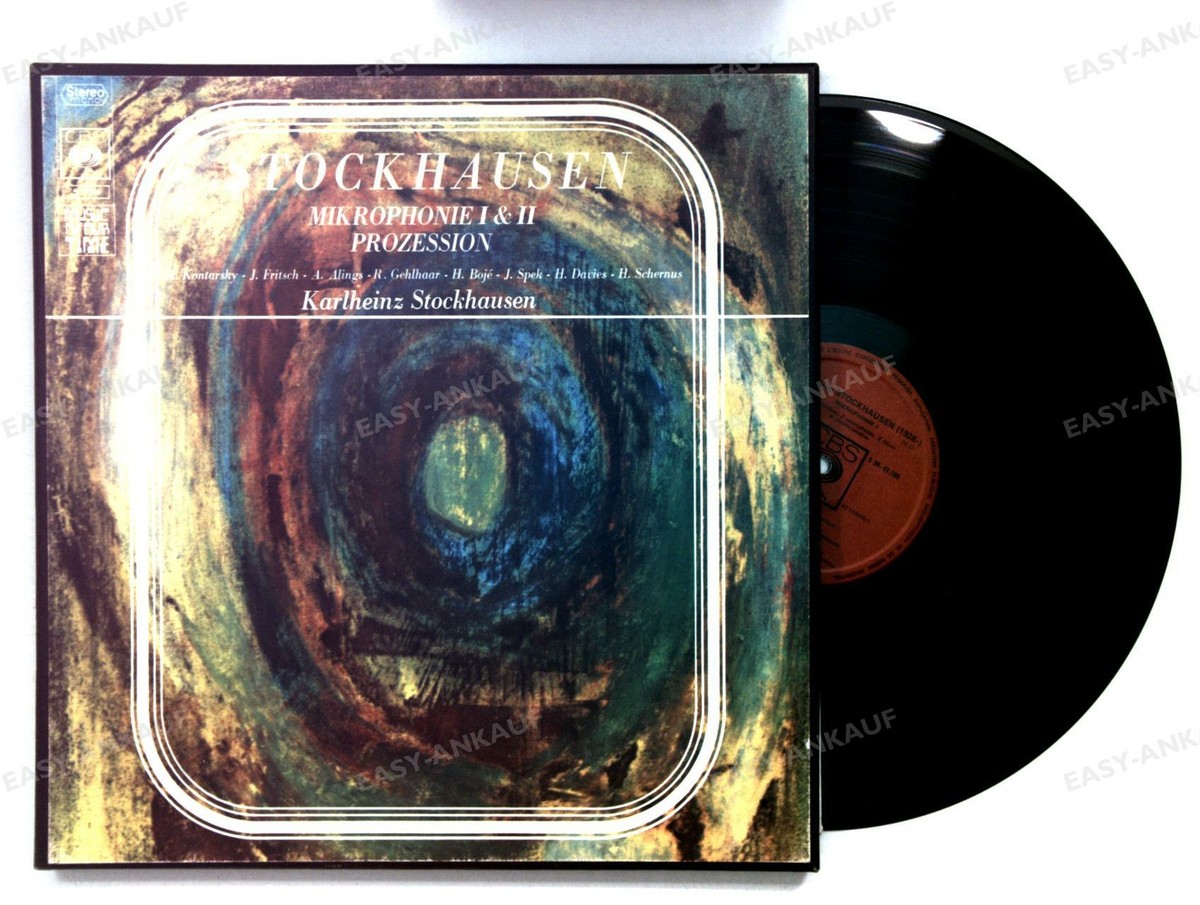 その他 Karlheinz Stockhausen Prozession LP Karlheinz Stockhausen - Mikrophonie I & II / Prozession 2LP 1969 +
