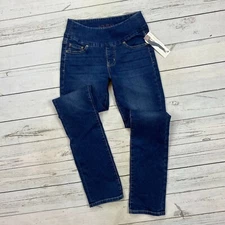 Jag Jeans Penny Straight High Rise Size 0 Womens Pull On Deep Sea J2503537DESE